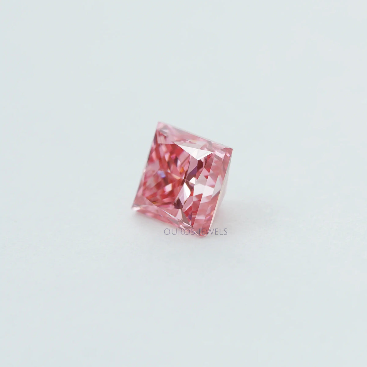 0.32 Carat Each Pink Princess Lab Grown Diamond