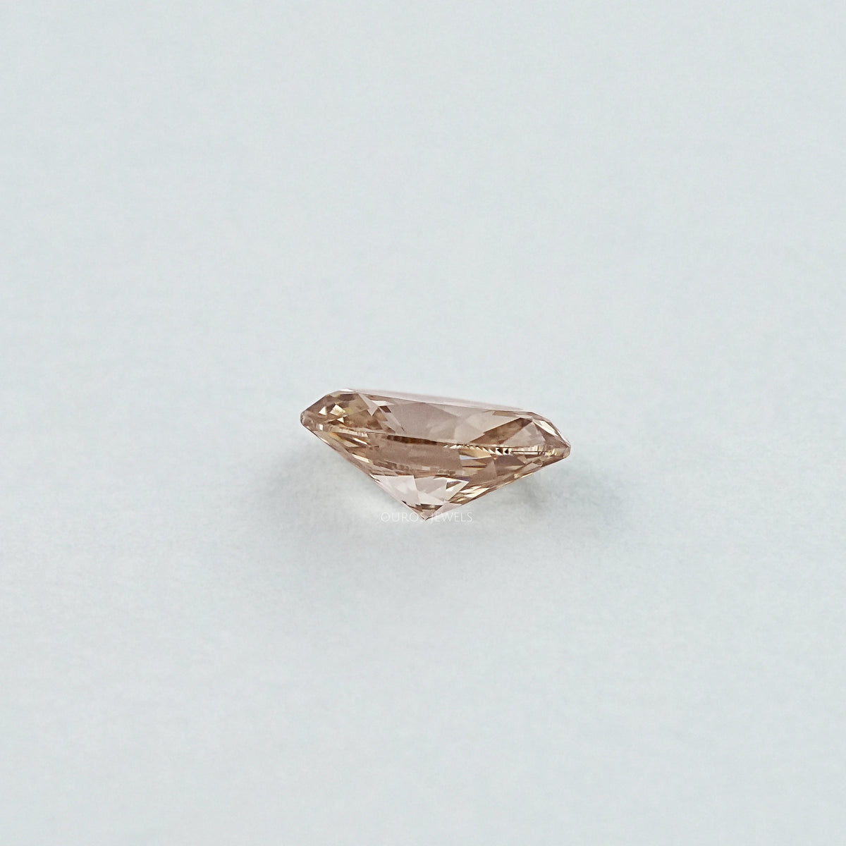 Brown Oval Cut Lab Loose Diamond Loose