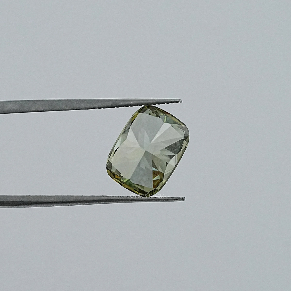 Fancy Deep Green Cushion Lab Diamond Loose