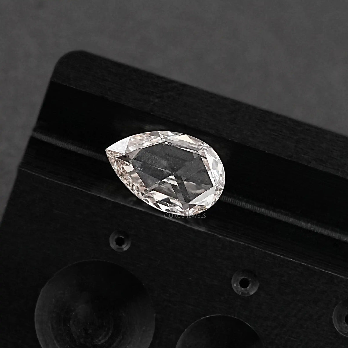 Rose Cut Pear Lab Grown Diamond