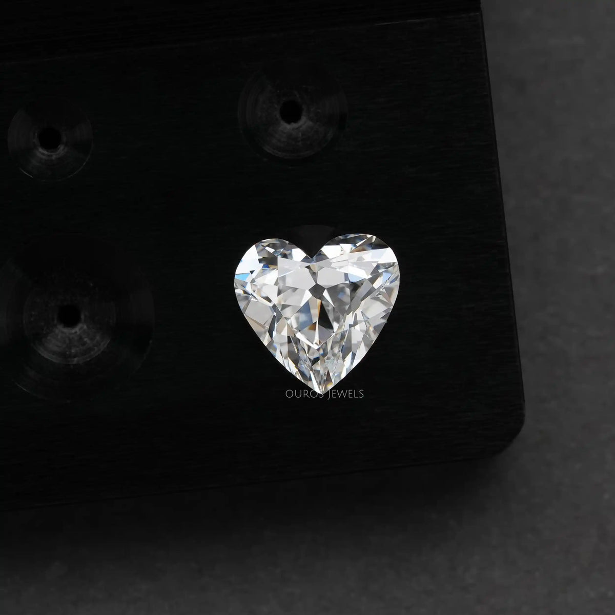 Old Mine Heart Cut Lab Grown Diamond Loose