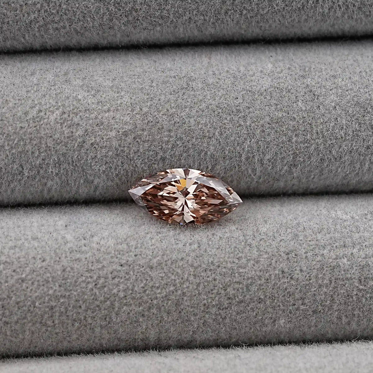 Marquise Cut Champagne Diamond Loose