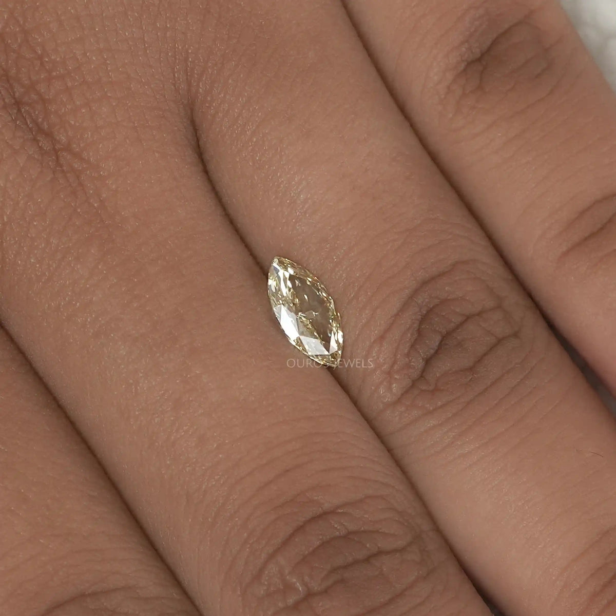 Fancy Intense Yellow Marquise Cut Lab Grown Diamond Loose