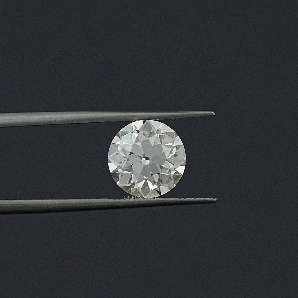 Flower Pattern Old European Round Cut Loose Diamond Loose
