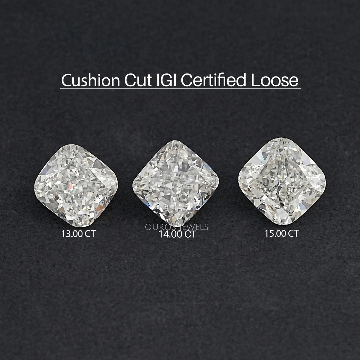 Certified Cushion Cut Lab Grown Diamond