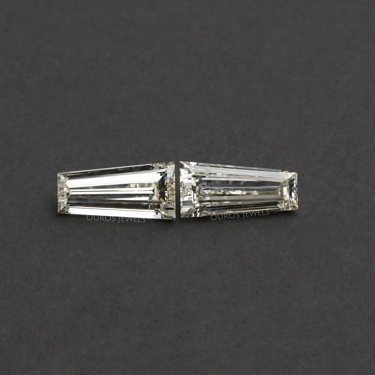 Tapered Baguette Cut Lab Grown Diamond Pair Loose