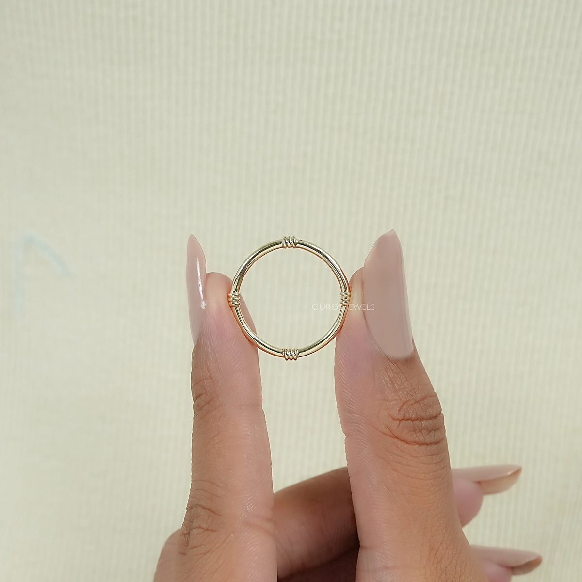 Yellow Gold Plain Wedding Band Ring