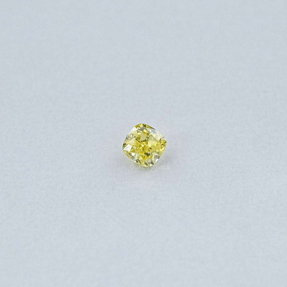 Yellow Cushion Lab Grown Diamond Loose