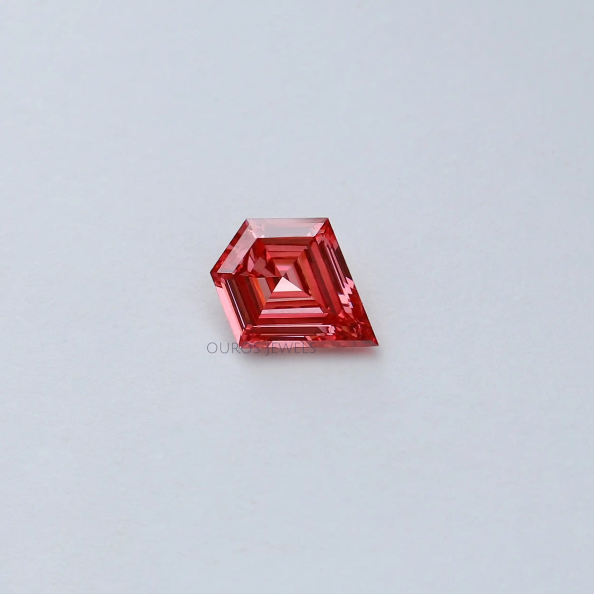 Fancy Pink Kite Cut Lab Diamond