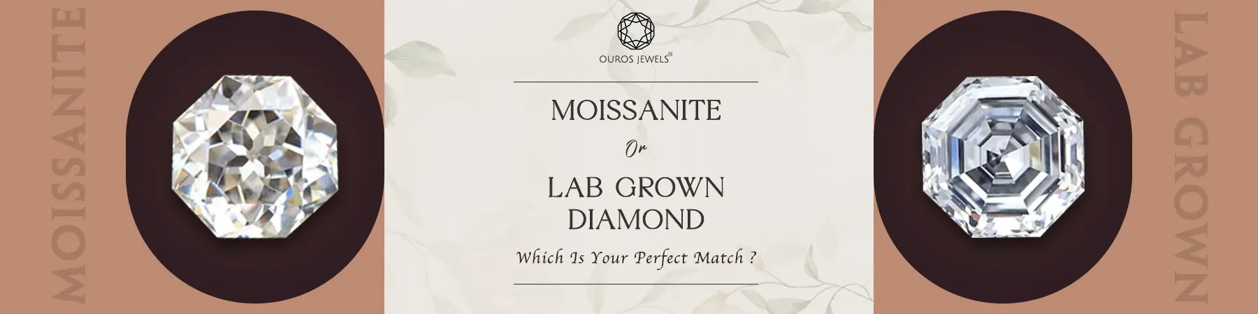Image showing Moissanite vs. Lab-Grown Diamond: Which Is Your Perfect Match?" 