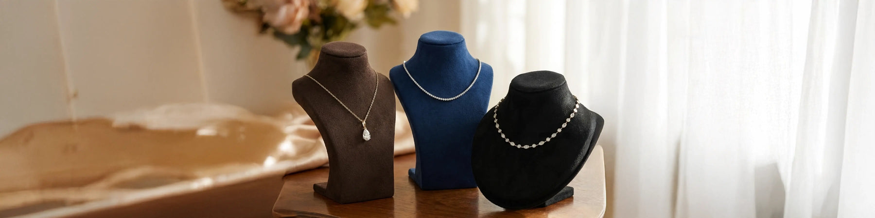 Ouros Jewels lab grown diamond necklaces featuring tennis necklaces and pendant necklaces