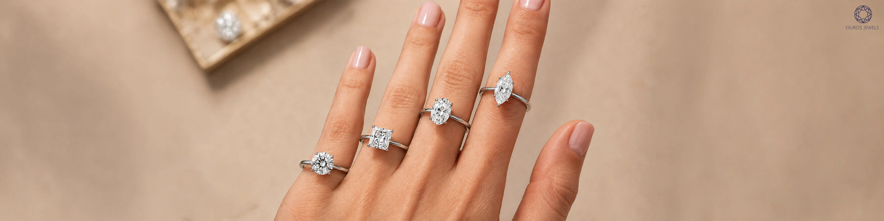 4 Diamond Shapes Ranked for Short Fingers