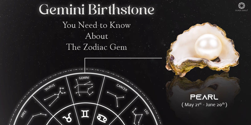 [Gemini Birthstone: Discover Pearl, the zodiac gem for Gemini (May 21st - June 20th). Learn about its significance, history, and astrological importance.]-[Ouros Jewels]