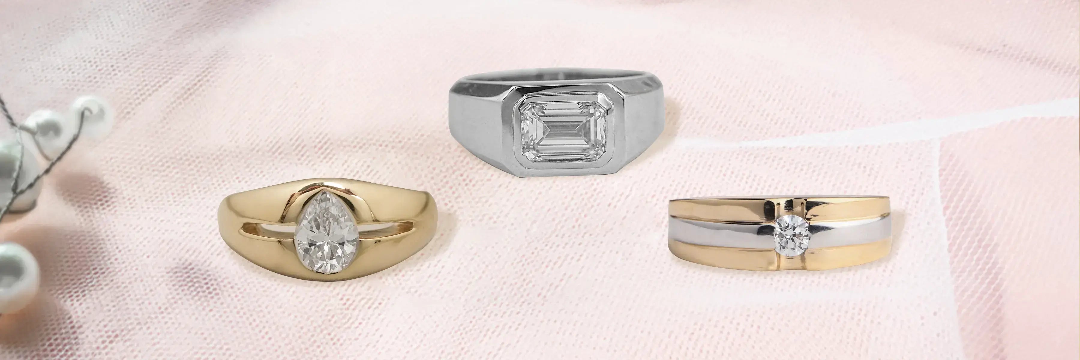 Mens Lab Grown Diamond Rings