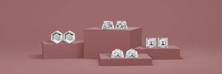 Ouros Twins: Matching Pairs of Lab-Grown Diamonds in Cadillac, Hexagon, and More Unique Shapes
