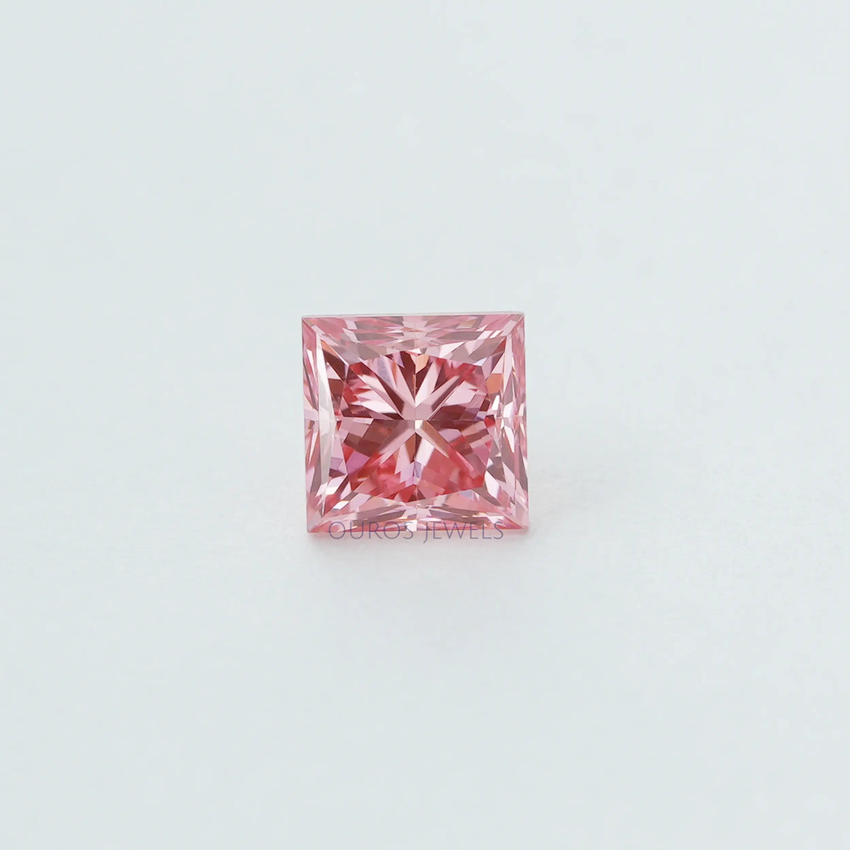 0.32 Carat Each Pink Princess Lab Grown Diamond