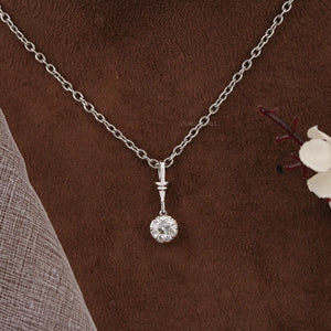 Luxury OEC Round Diamond Pendant