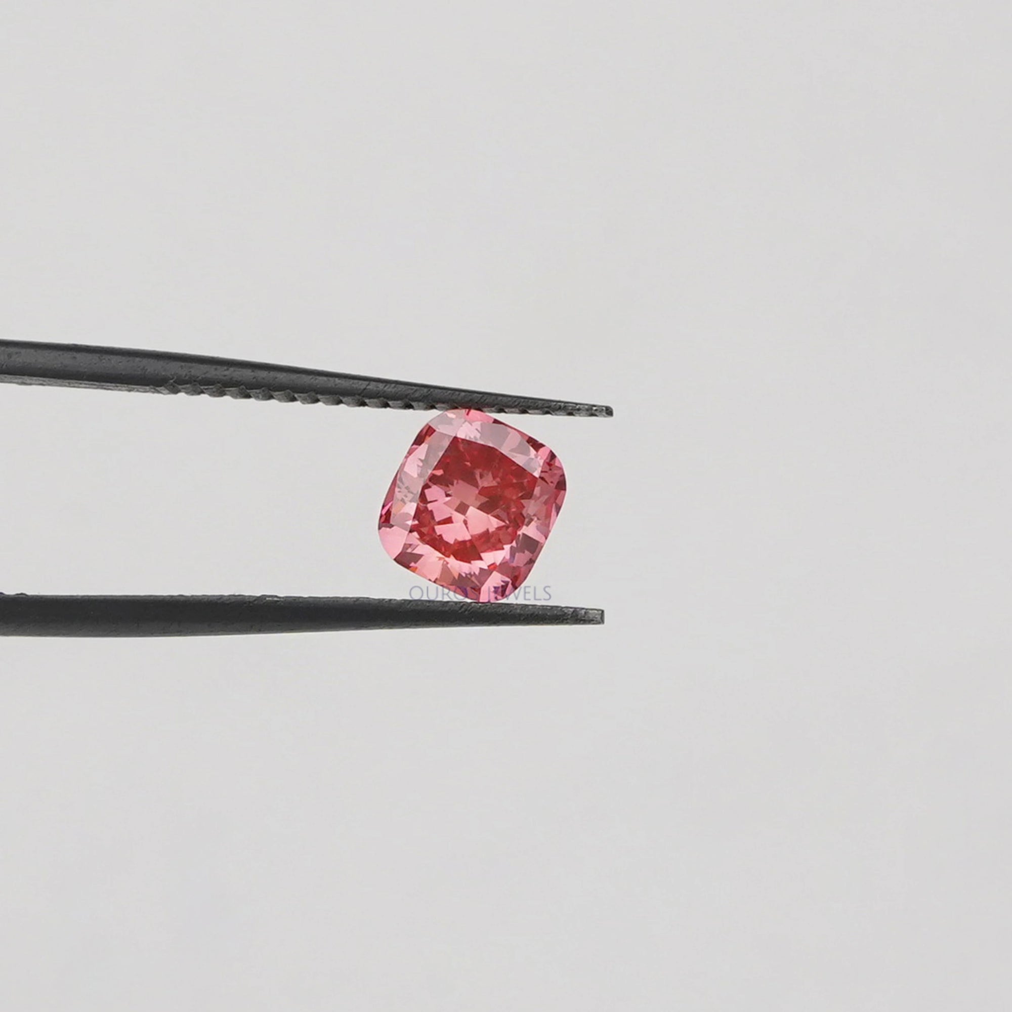 1.10 Carat Pink Cushion Lab Grown Diamond