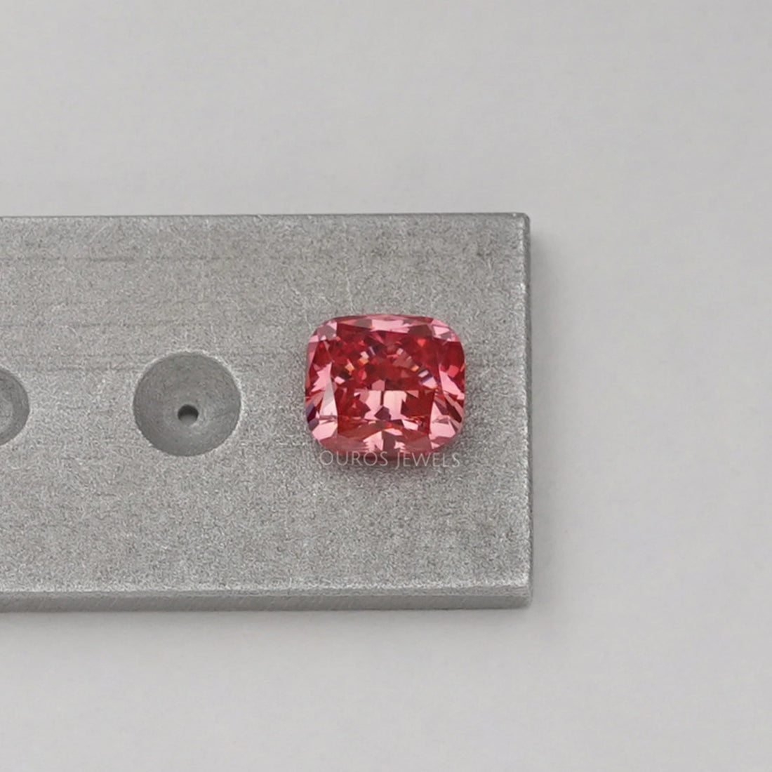 1.10 Carat Pink Cushion Lab Grown Diamond