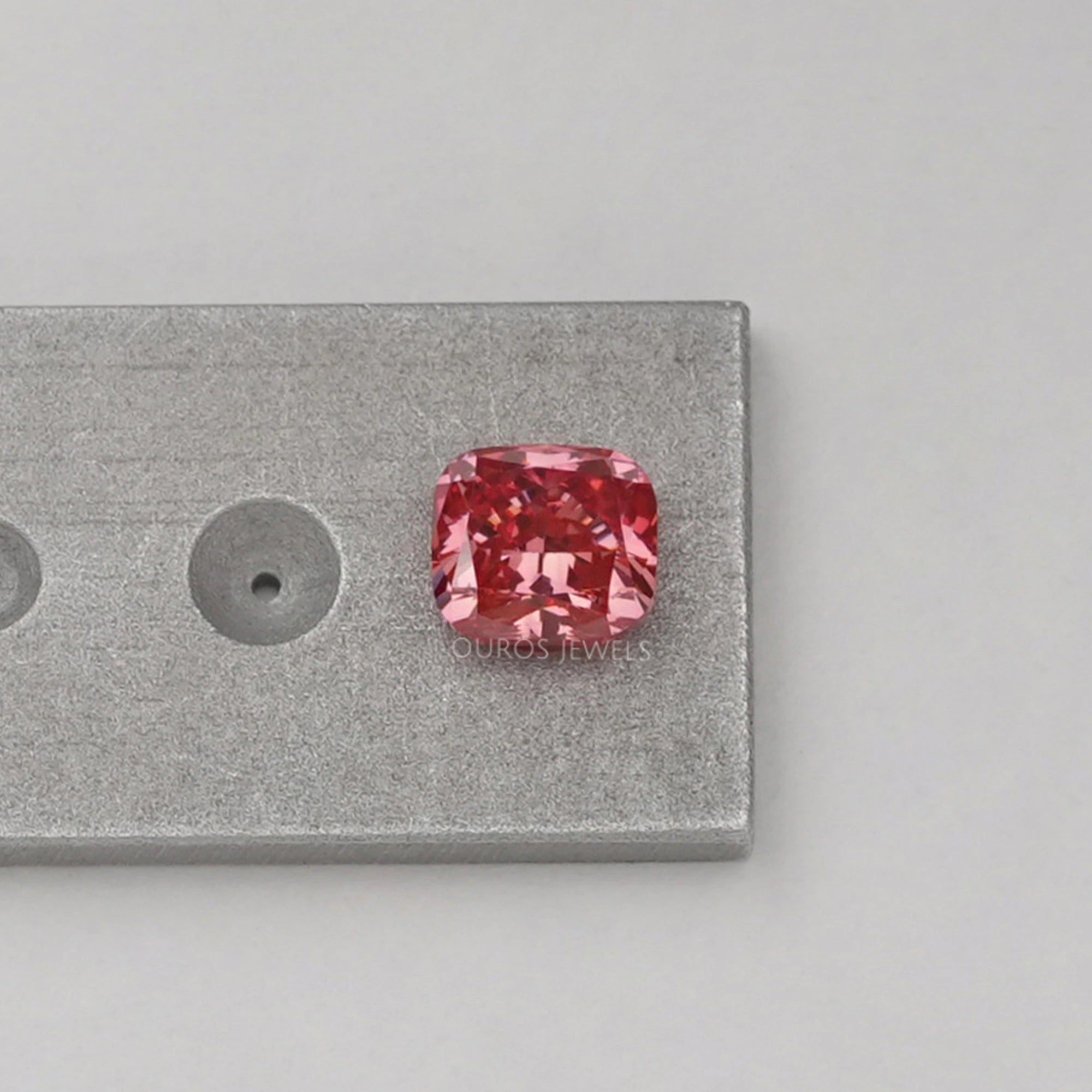 1.10 Carat Pink Cushion Lab Grown Diamond