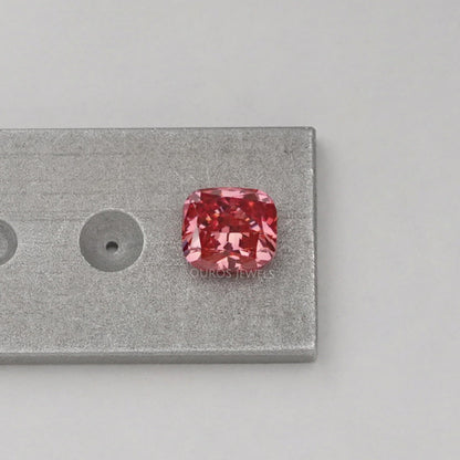 1.10 Carat Pink Cushion Lab Grown Diamond