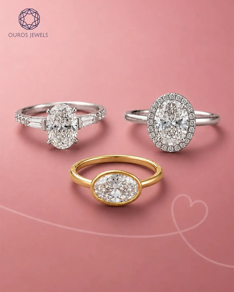 Best 2 Carat IGI-Certified Oval Lab-Grown Engagement Rings Styles