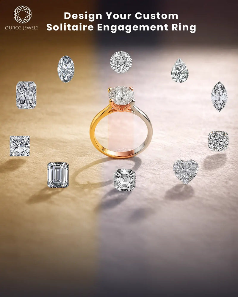 Design Your Own Engagement Ring From Scratch Online Under 10 Minutes with Ouros Jewels