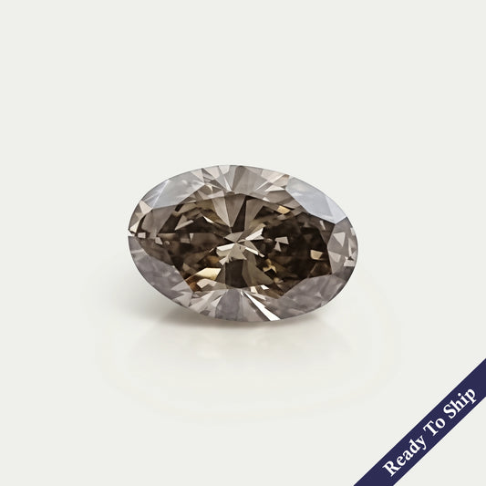 Diamant de laboratoire taille poire ancienne - Certifié