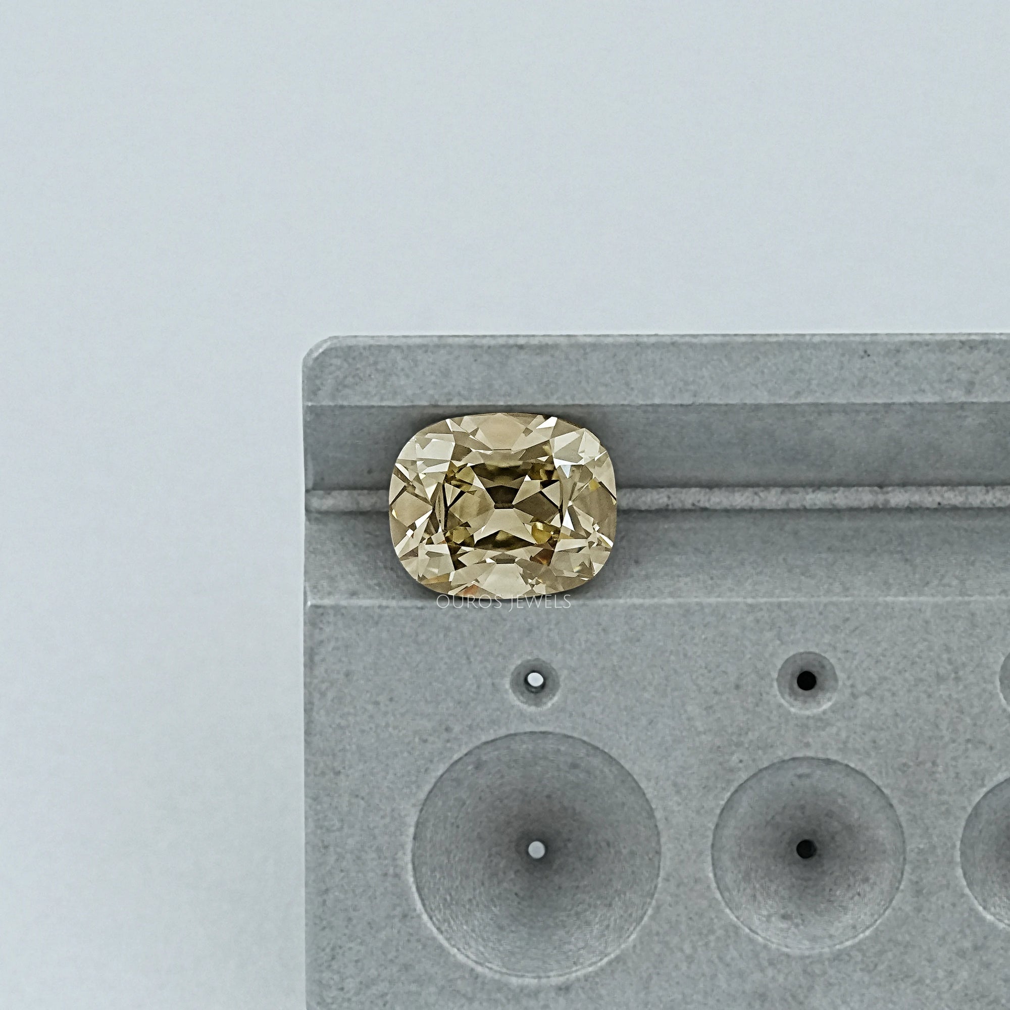 3.10 CT Old Mine Cushion Cut Loose Diamond Loose