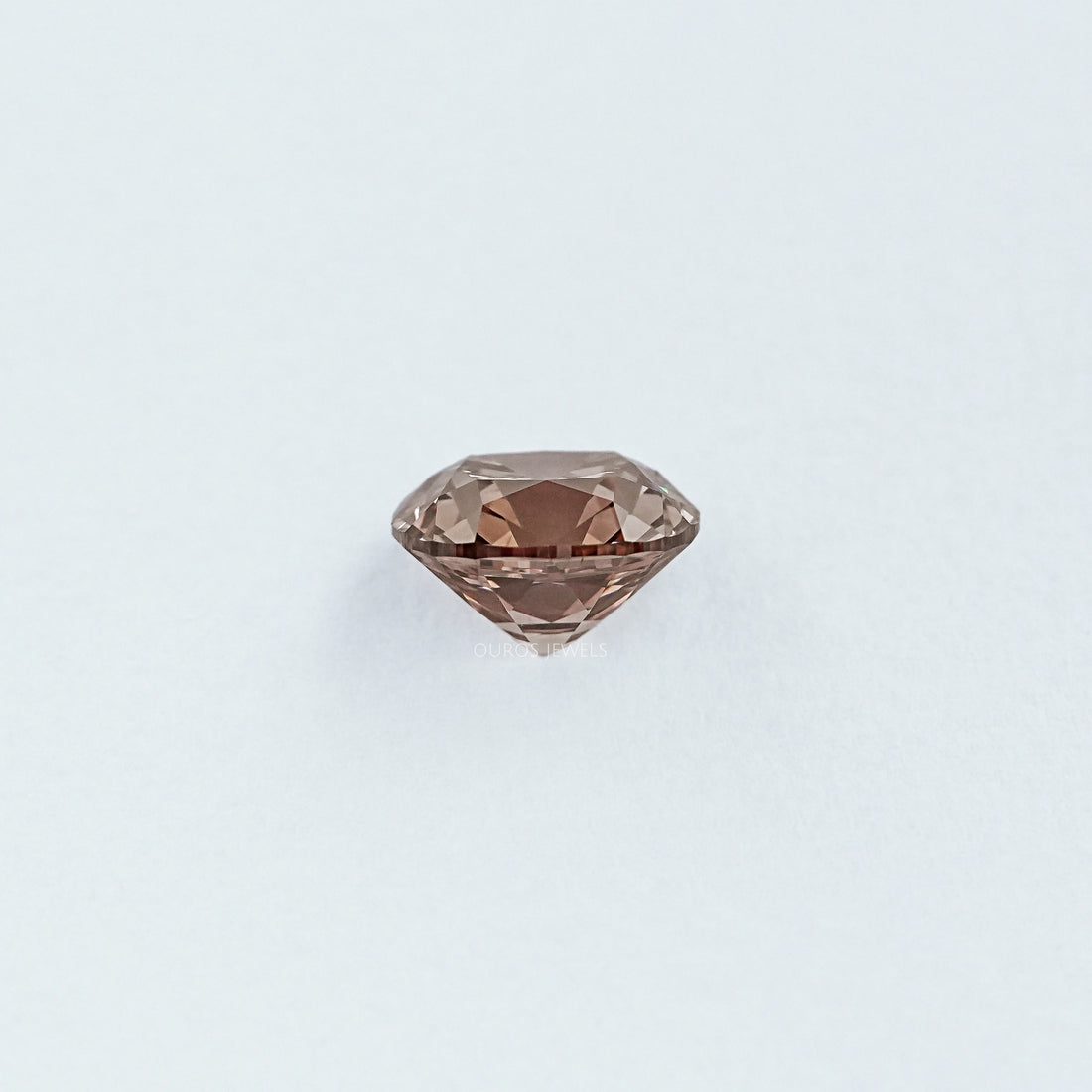 5.08 CT Old Mine Cushion Cut Champagne Diamond Loose