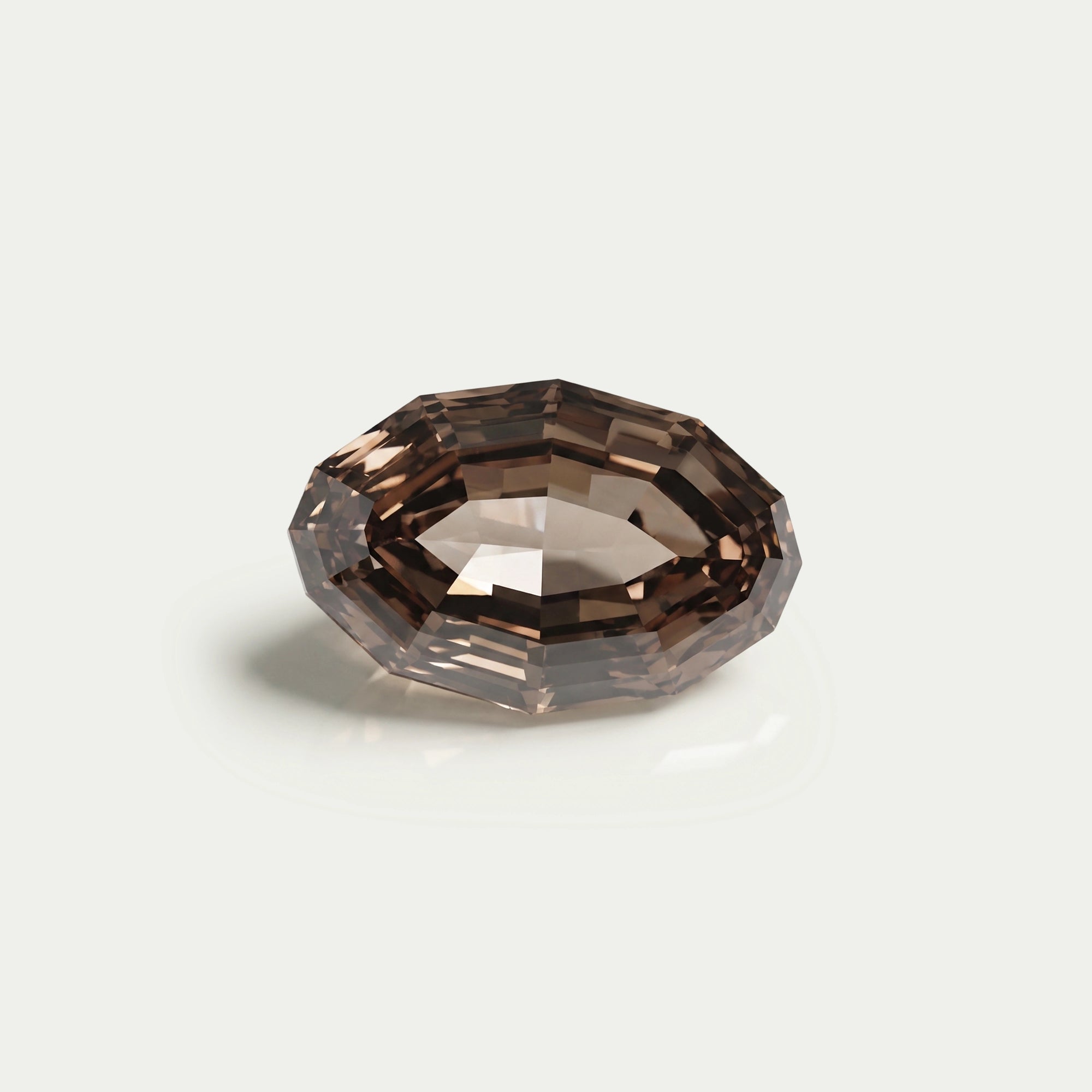 Diamant ovale de 5,25 carats, taillé en gradins, cultivé en laboratoire
