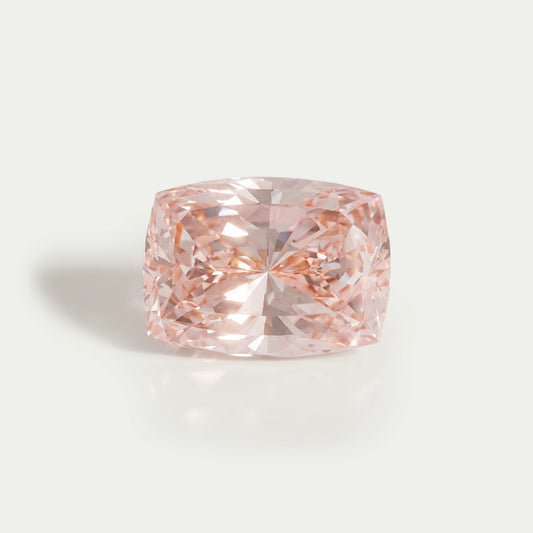 Diamant de laboratoire taille coussin rose modifié de 5,40 carats