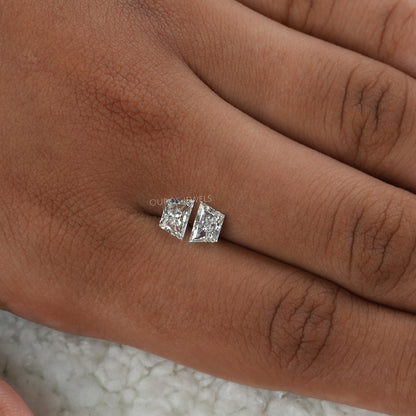 Trapezoid Brilliant Cut Matching Pair Diamond, 2.00 TCW Lab Grown Diamond, Lab Made Loose Diamond, CVD Diamond For Statement Jewelry