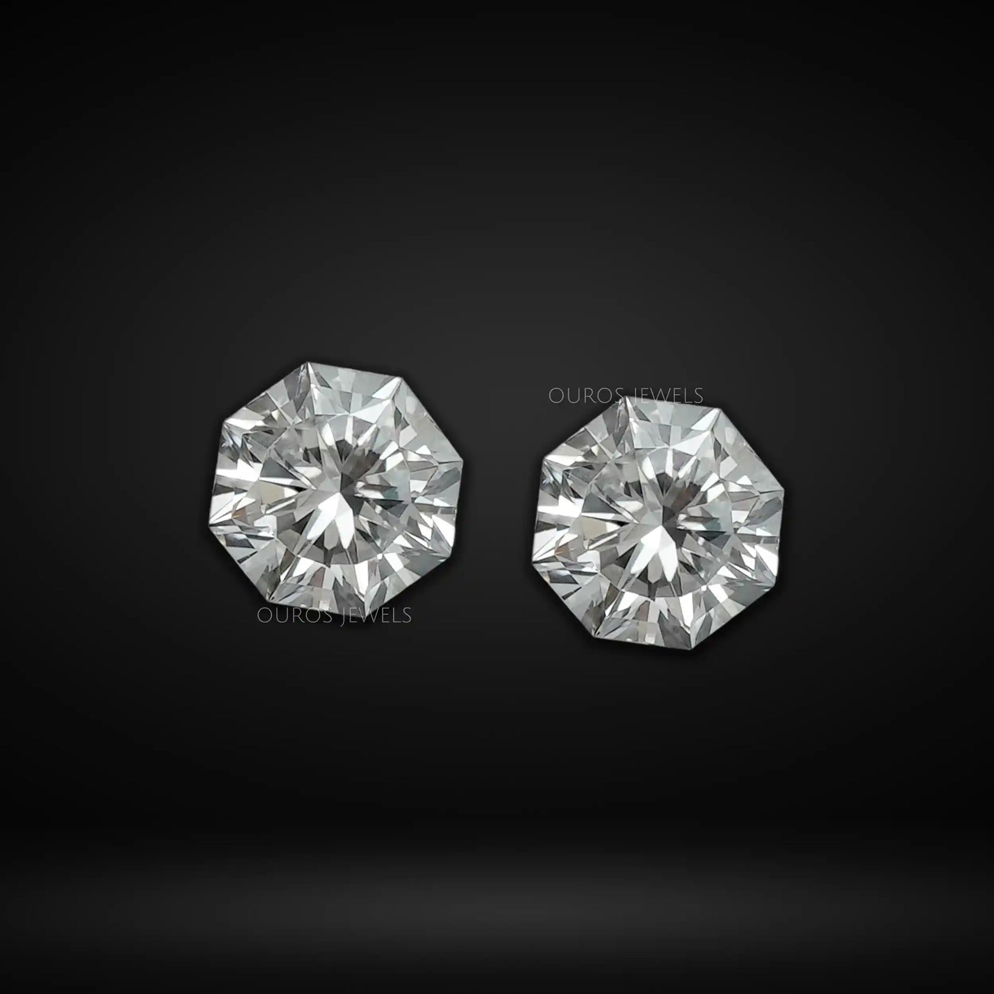 Octagon Shape Lab Diamond Loose Pair Loose