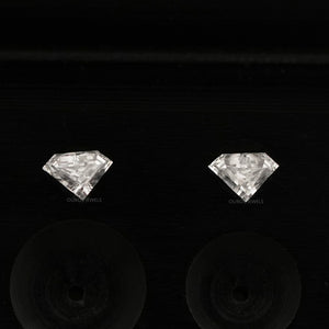 Paire assortie de diamants cultivés en laboratoire