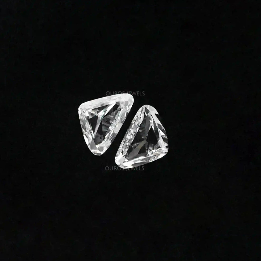 Modified Trillion Shape Lab Diamond Matching Pair Loose
