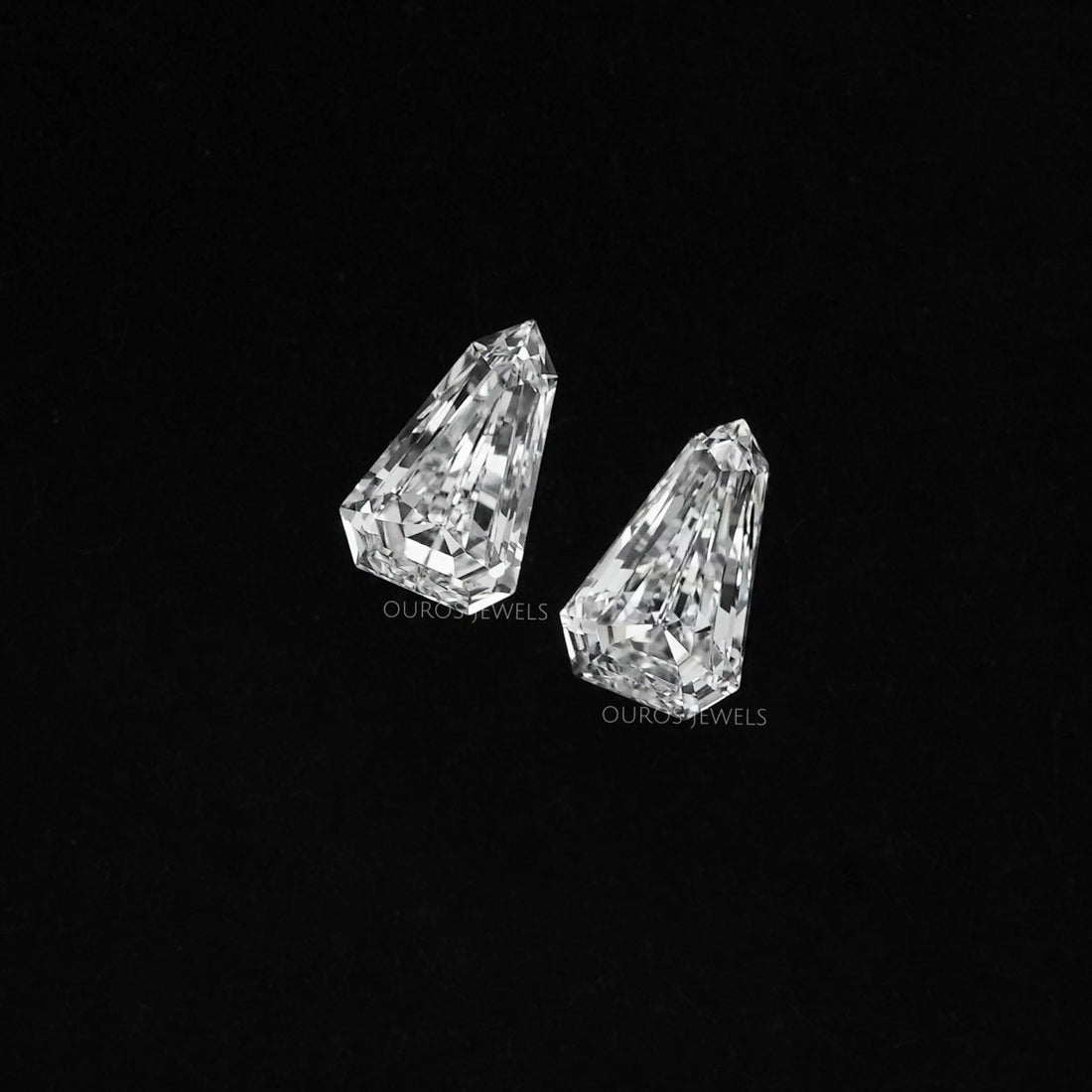 Arrow Cut Lab Diamond Pair Loose