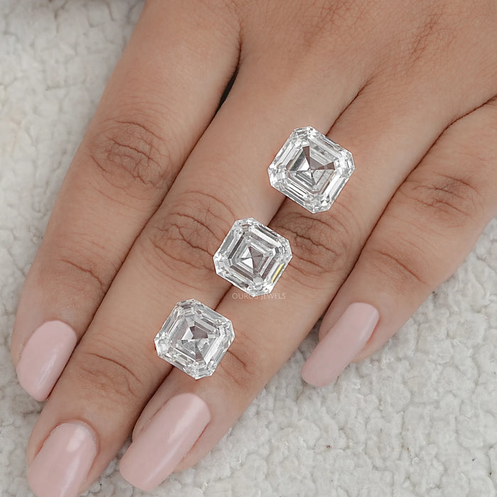 Asscher Cut Lab Grown Loose Diamond