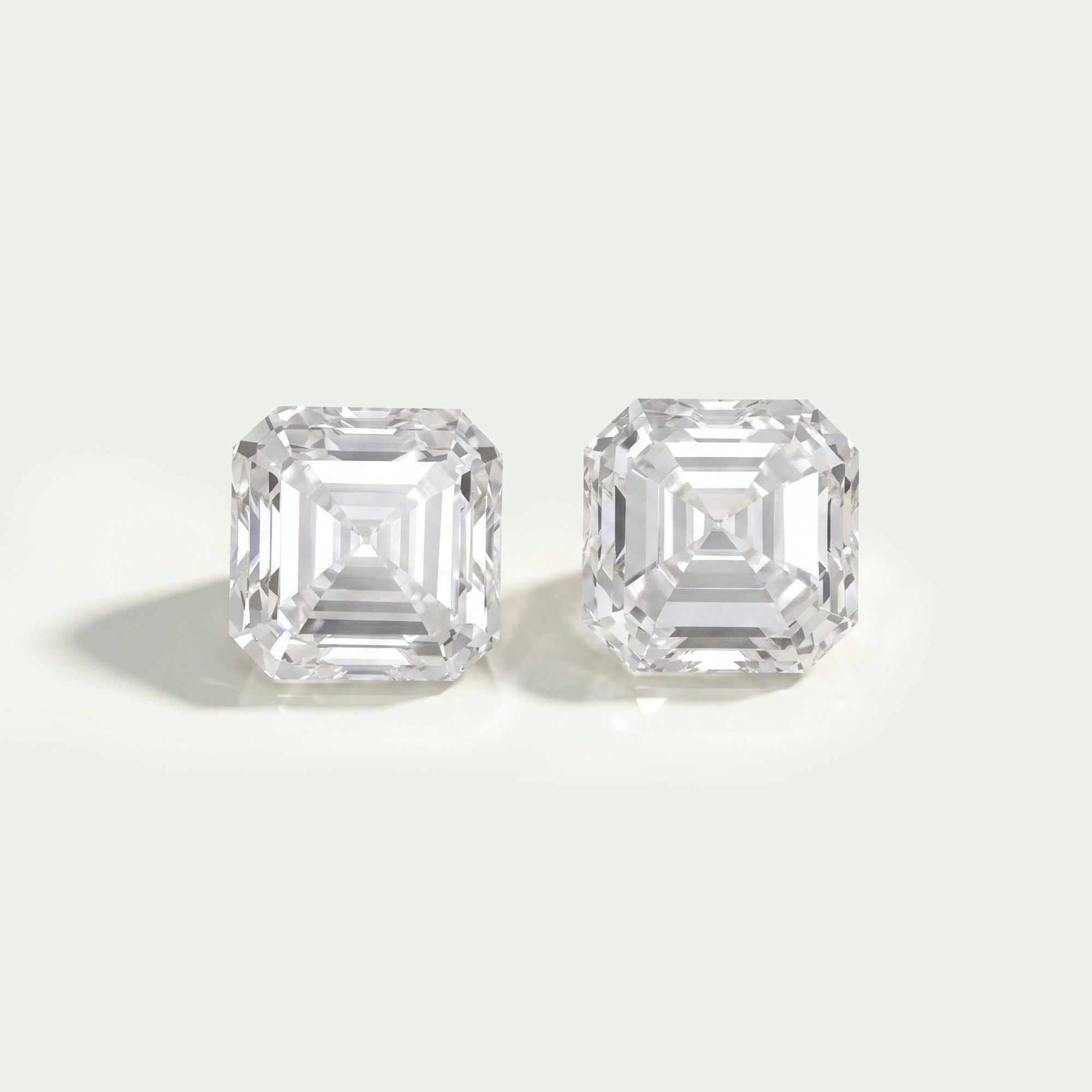 Asscher Cut Loose Lab Diamond Pair Loose