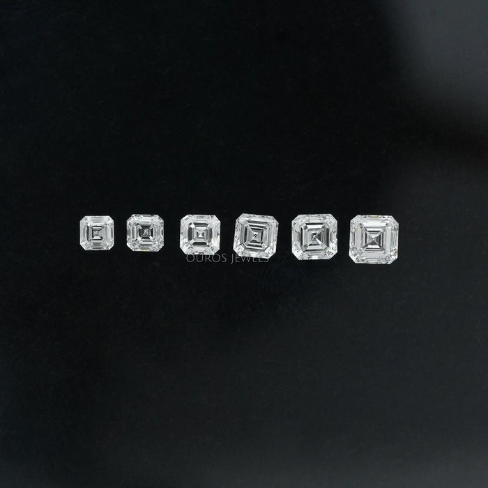 [Asscher Cut Lab Diamond]-[Ouros Jewels]