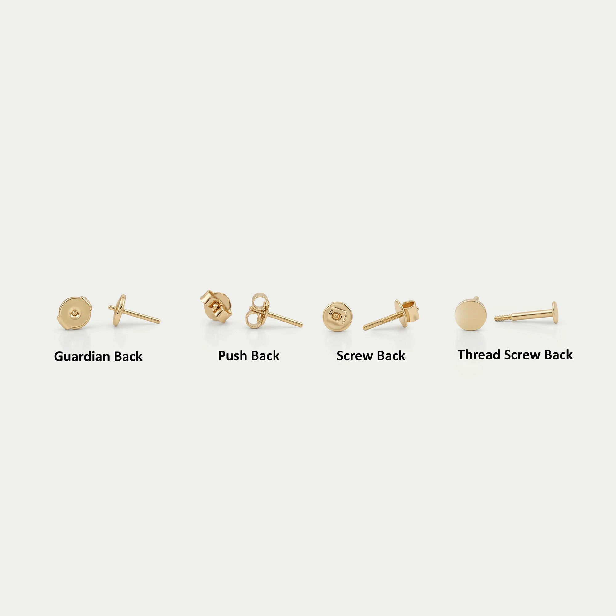 Types Of Earring Backs For Diamond Earrings