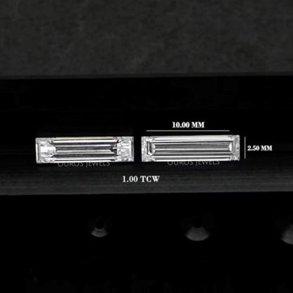 Baguette Cut Lab Grown Diamond Pair Loose