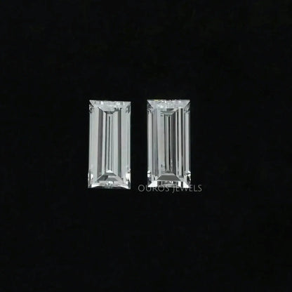 Baguette Cut Lab Grown Diamond Pair Loose