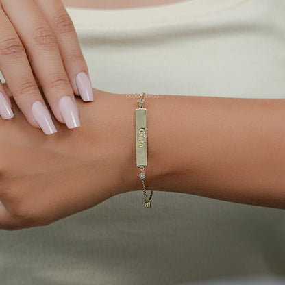 Guita Customize Bar Chain Bracelet