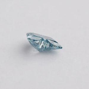 [Side View of Blue Butterfly Cut Loose Diamond]-[Ouros Jewels]