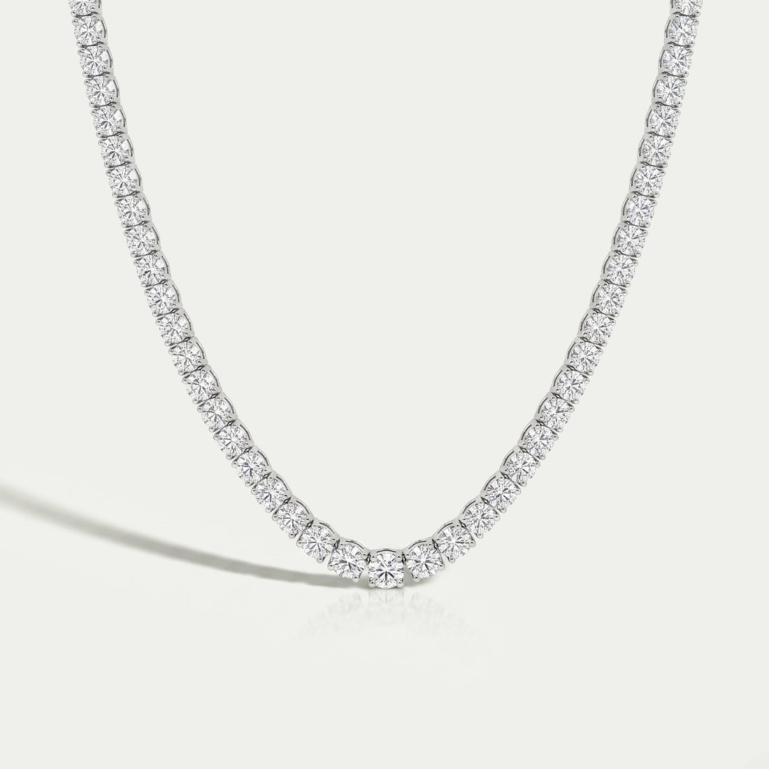 Round Cut Lab Grown Diamond Stunning Necklace Necklaces