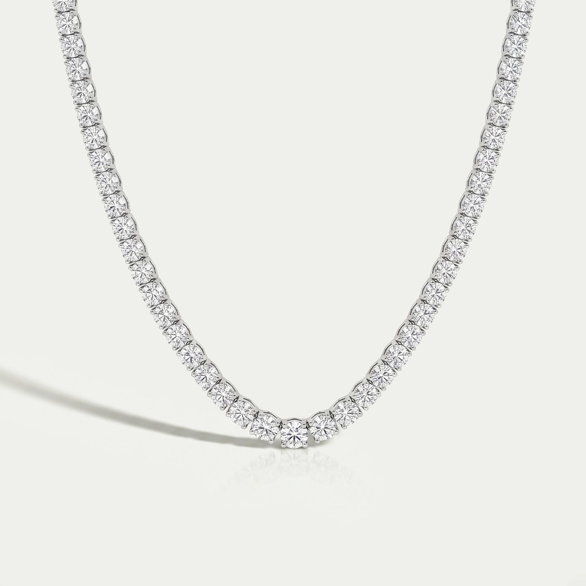 Round Cut Lab Grown Diamond Stunning Necklace Necklaces