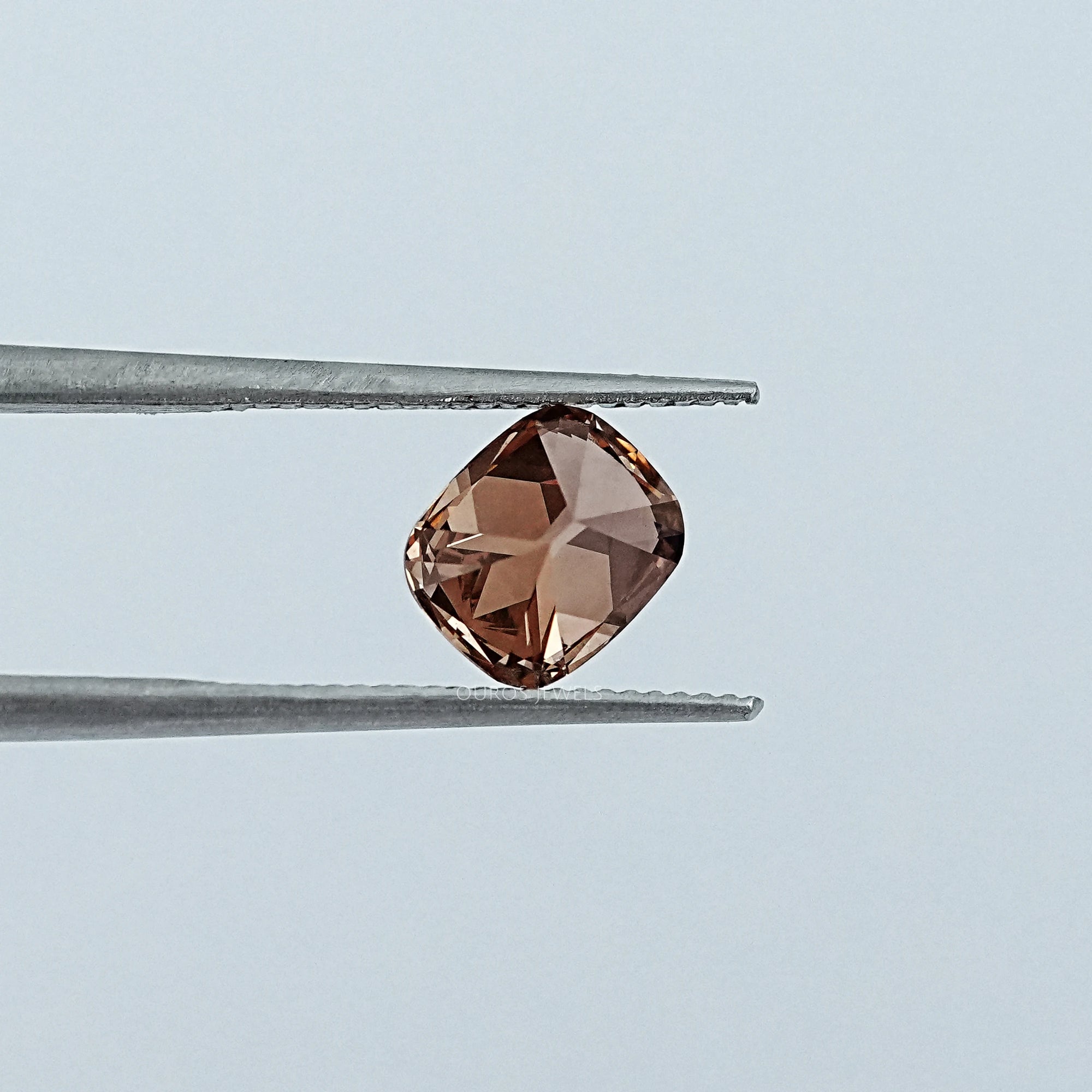 Brown Modified Cushion Lab Grown Diamond Loose