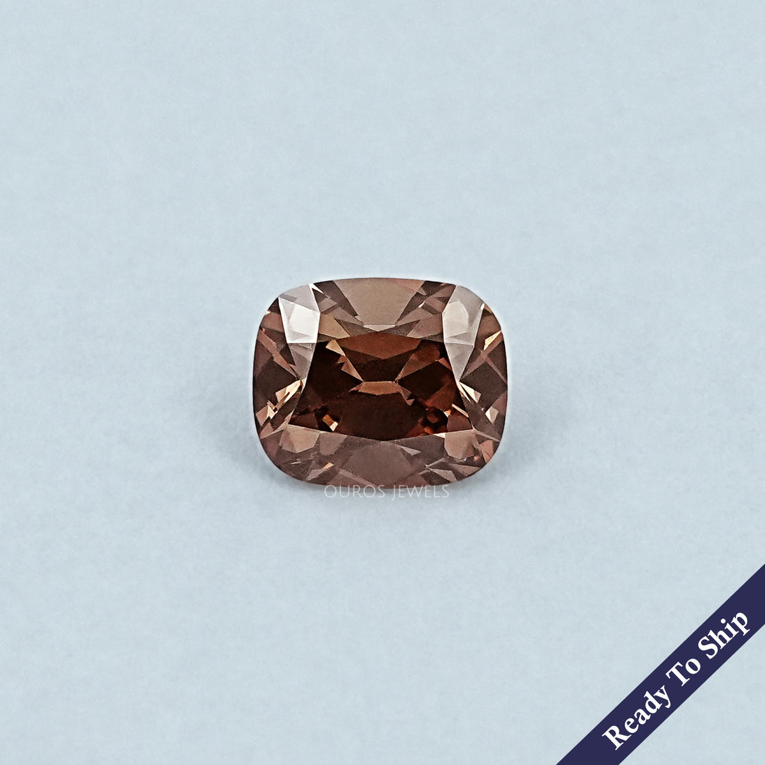 Brown Modified Cushion Lab Grown Diamond Loose