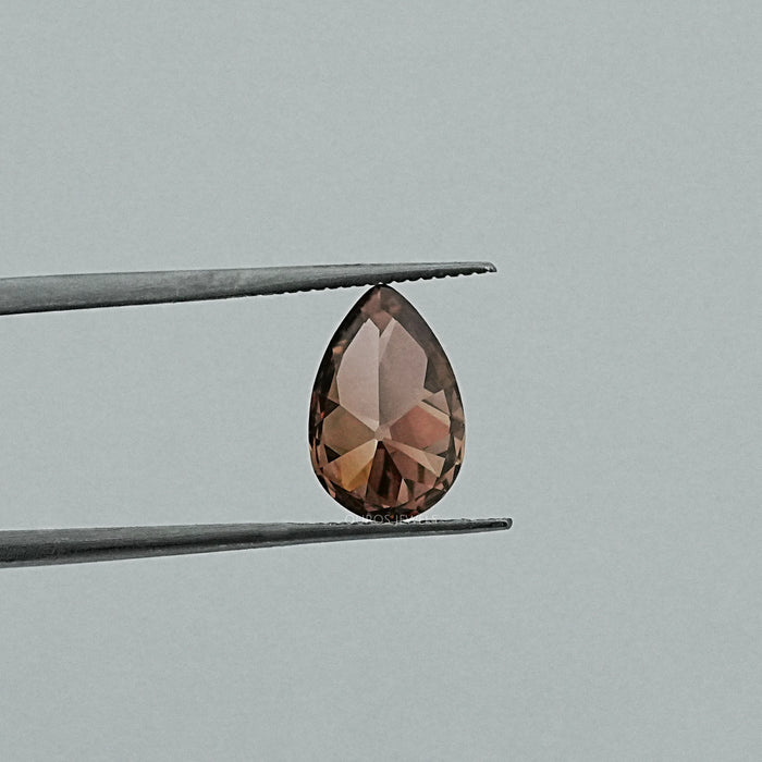 Champagne Old Mine Pear Cut Lab Grown Diamond